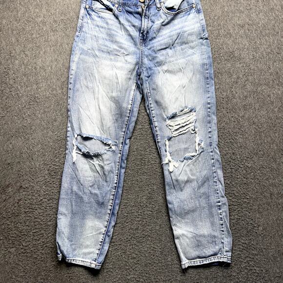 Sincerely Jules Women’s Size 5/27 Distressed Light Wash High Rise Straight Jeans - Picture 13 of 16